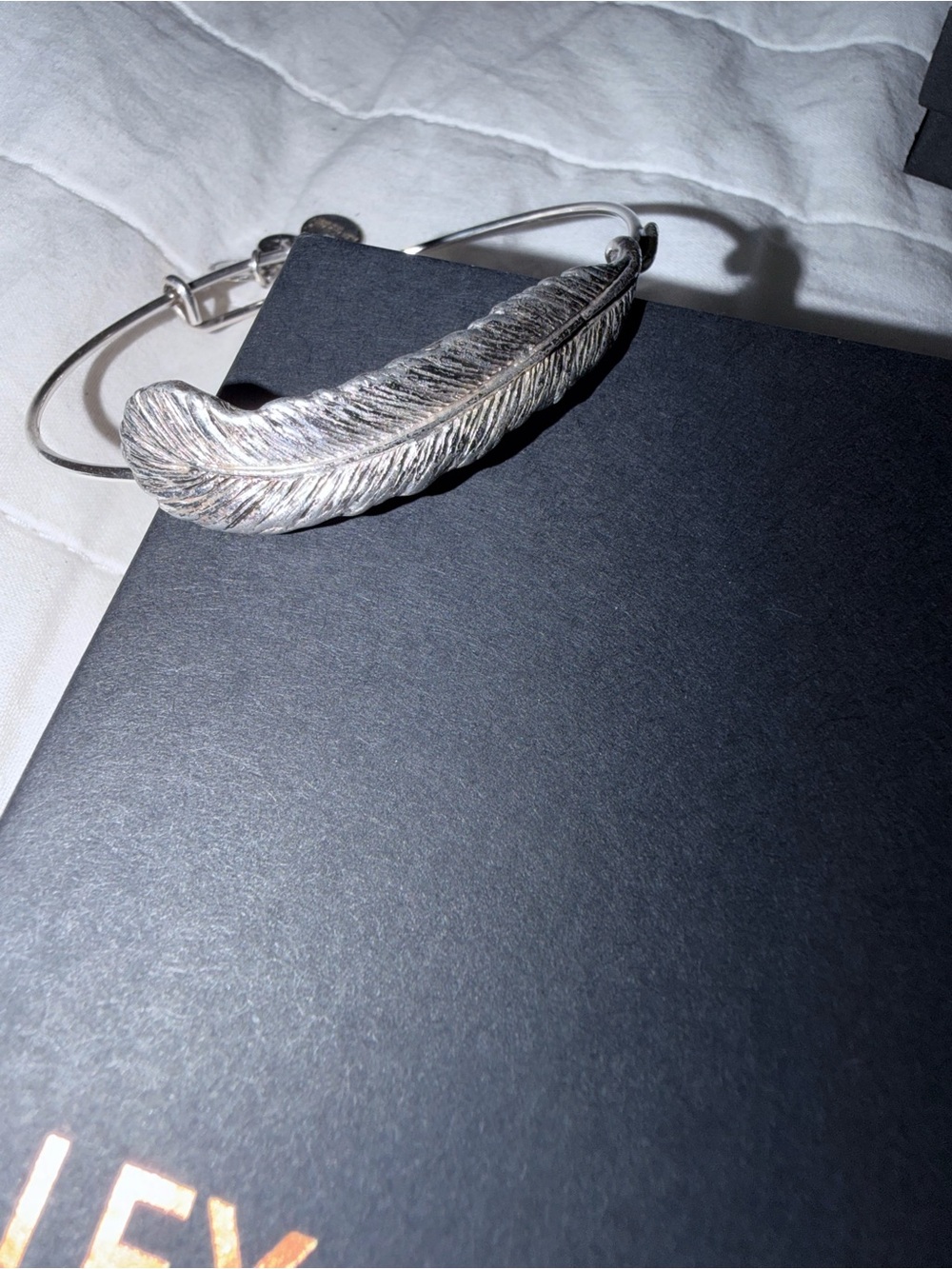 Alex and ani feather bracelet